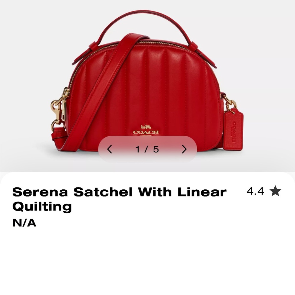 Coach

SERENA SATCHEL WITH LINEAR QUILTING - Picture 4 of 9